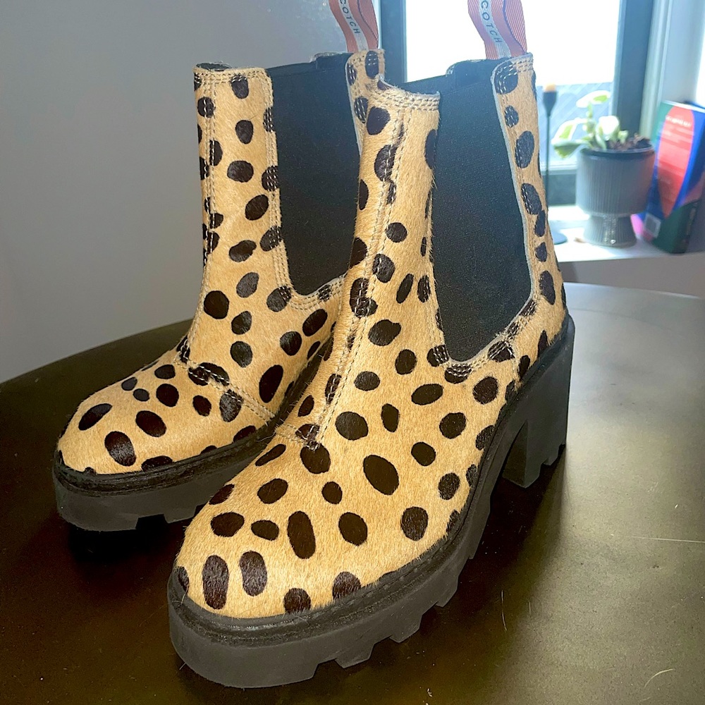 Scotch & Soda Leopard Print Bootie